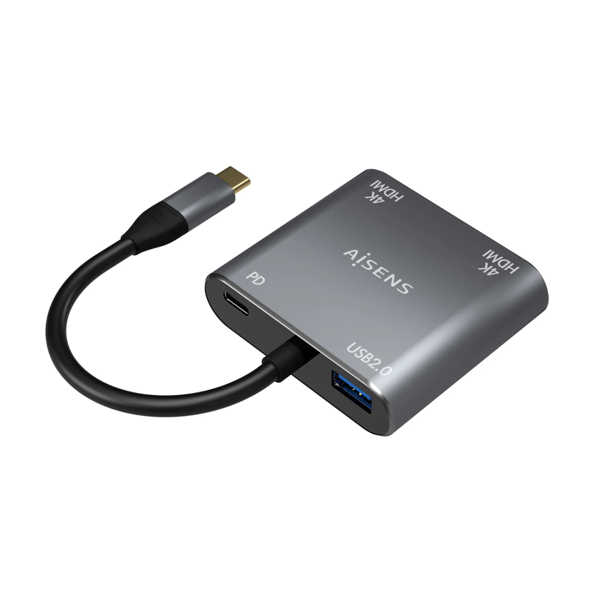 Galery – AISENS A109-0625 adaptador gráfico USB 3860 x 2160 pixels Cinzento0