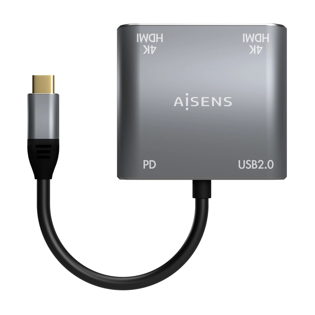 Galery – AISENS A109-0625 adaptador gráfico USB 3860 x 2160 pixels Cinzento0