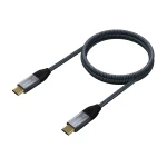 Galery – AISENS A107-0671 cabo USB 1 m USB4 Gen 2×2 USB C Cinzento0