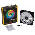 Galery – Corsair LL Series, LL120 RGB, 120mm Dual Light Loop RGB LED0