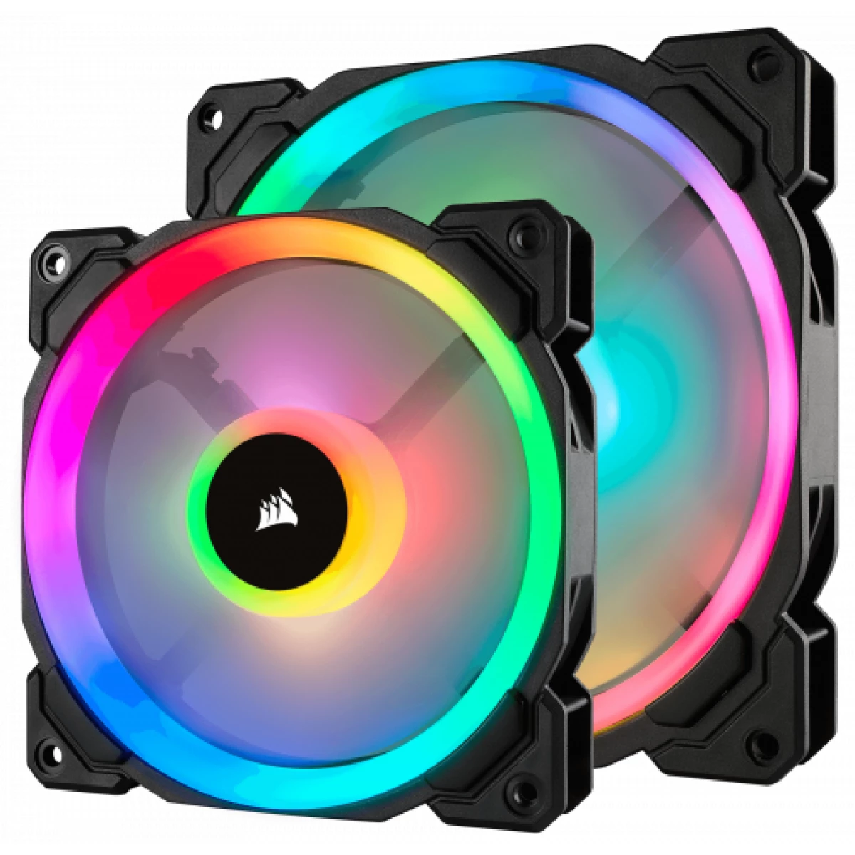 Galery – Corsair LL Series, LL120 RGB, 120mm Dual Light Loop RGB LED0