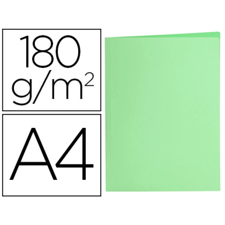 Thumbnail-Classificador liderpapel din a4 verde pastel 180gr – 50 unidades