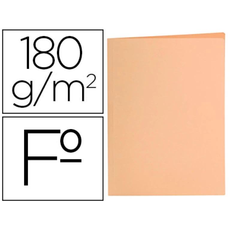 Thumbnail-Classificadores liderpapel folio laranja pastel 180g/m2 – 50 unidades