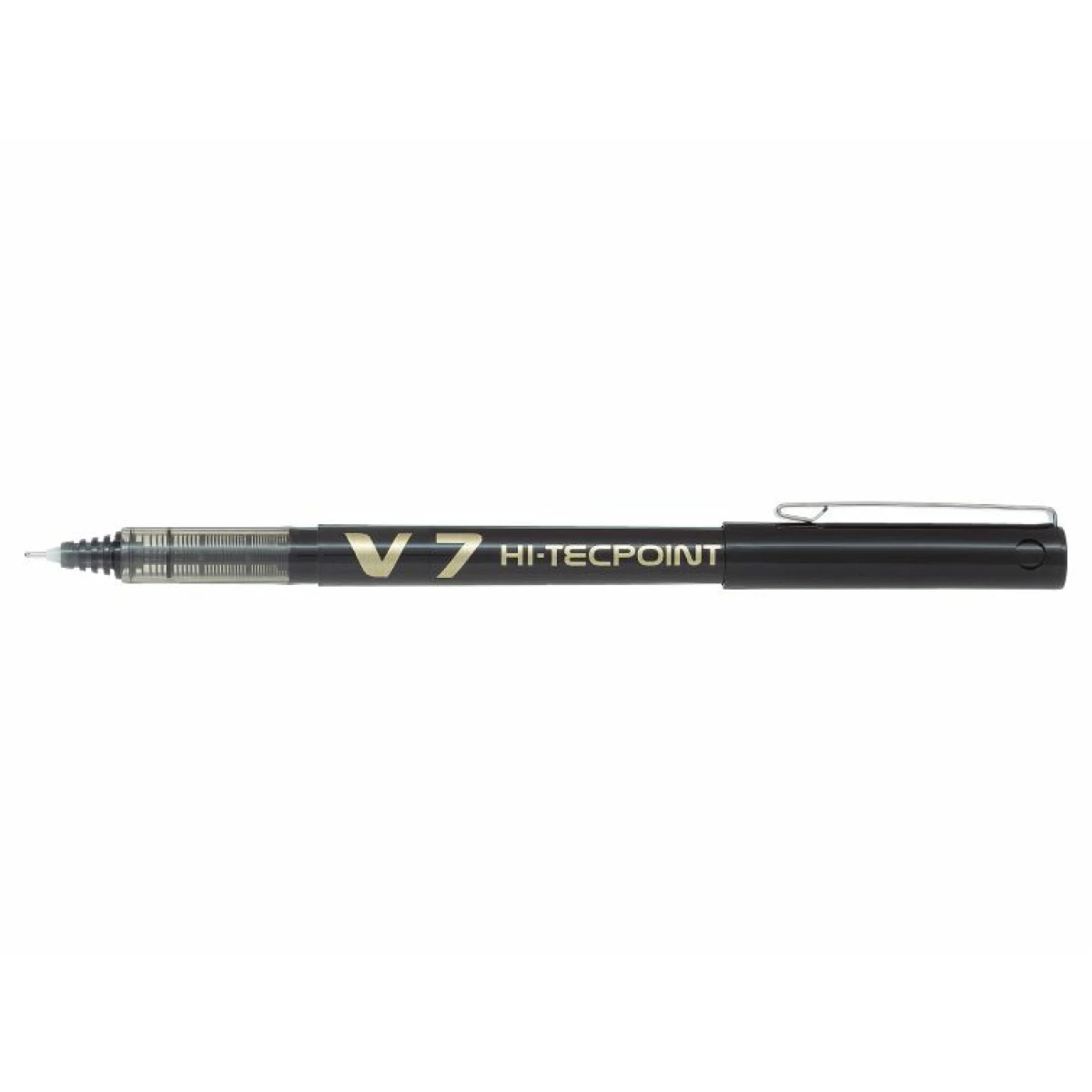 Thumbnail-Caneta de tinta líquida Pilot V7 HI-Tecpoint Rollerball – Ponta fina 0,7 mm – Traço 0,5 mm – Cor preta