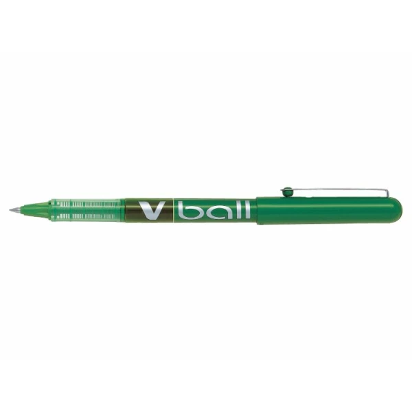 Thumbnail-Pilot Boligrafo Liquid Ink V Ball 07 Rollerball – Ponta Esférica Redonda 0,7mm – Curso 0,5mm – Cor Verde