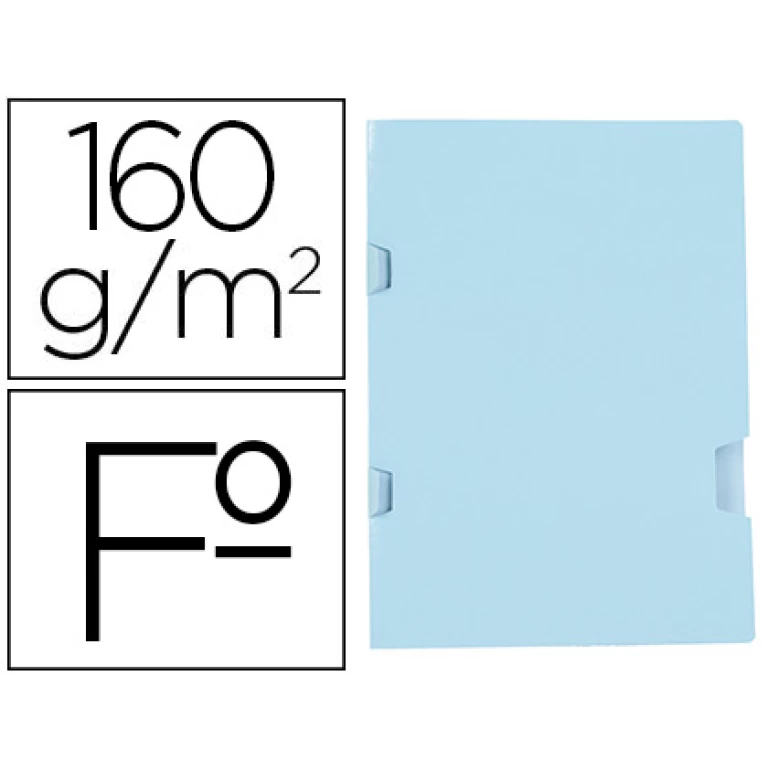 Thumbnail-Classificador liderpapel folio azul 3 pestanas plastificada 160 gr – 25 unidades