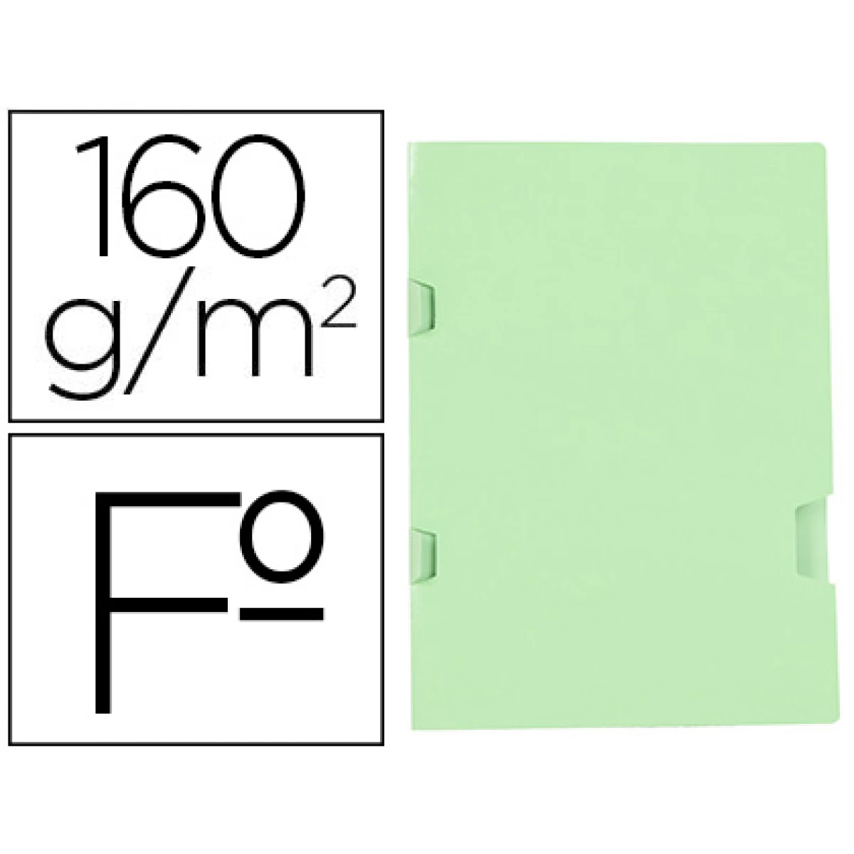 Thumbnail-Classificador liderpapel folio verde 3 pestanas plastificada 160 gr – 25 unidades