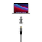 Galery – AISENS A108-0655 adaptador para cabos USB C USB A Cinzento0