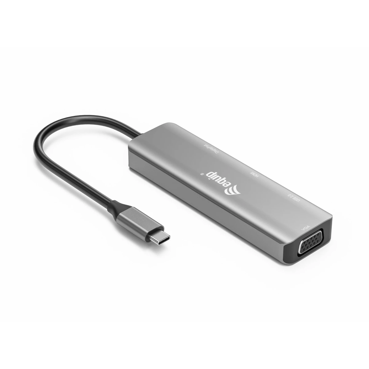 Galery – Equip 133485 adaptador gráfico USB 3840 x 2160 pixels Preto, Prateado0