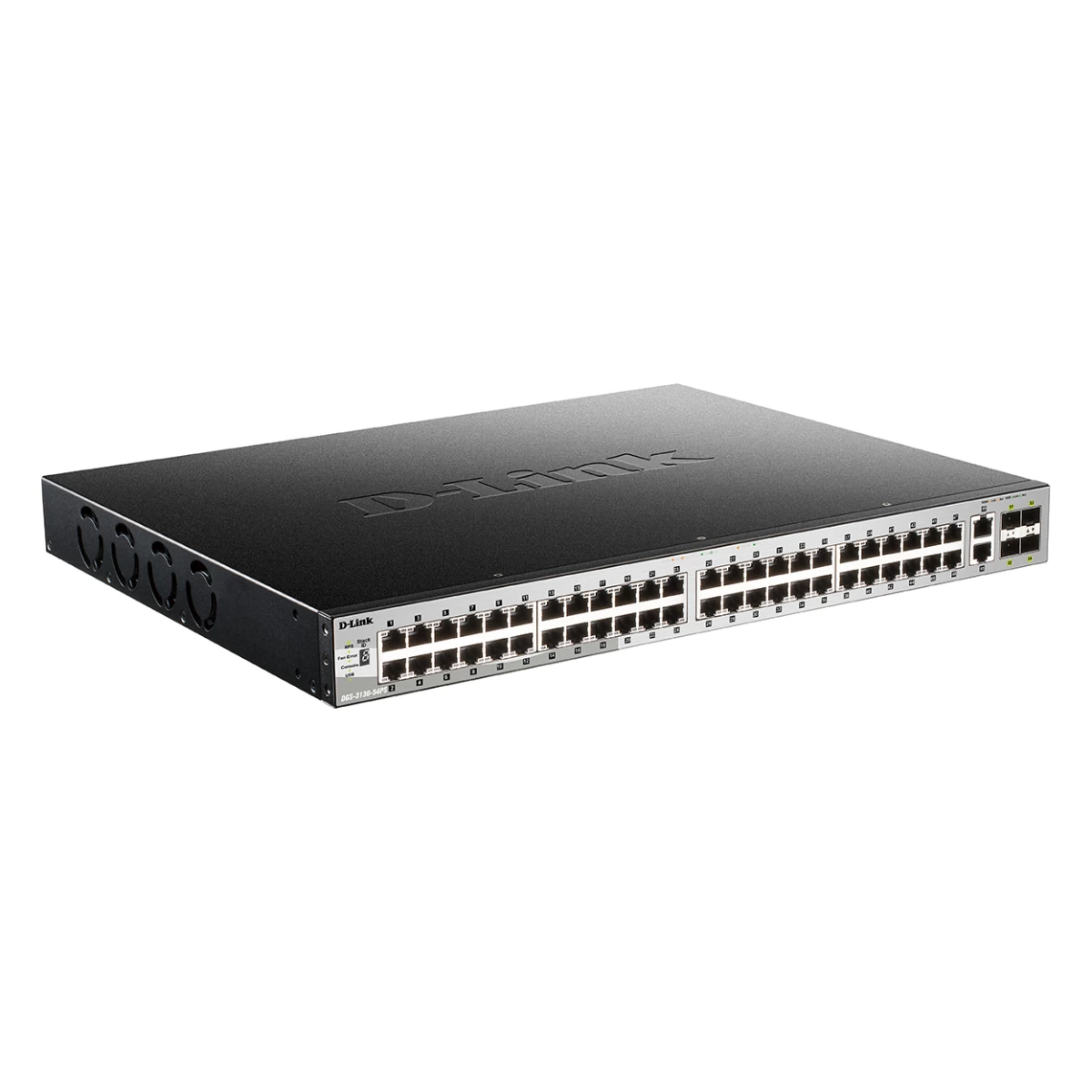 Galery – D-Link DGS-3130-54PS/E switch de rede Gerido L3 Gigabit Ethernet (10/100/1000) Power over Ethernet (PoE) Cinzento0