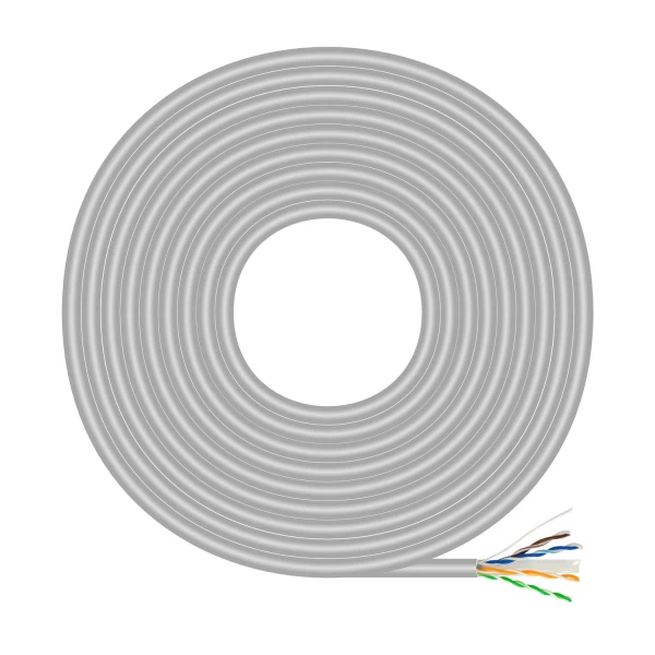 Thumbnail-AISENS A135-0660 cabo de rede Cinzento 100 m Cat6 U/UTP (UTP)