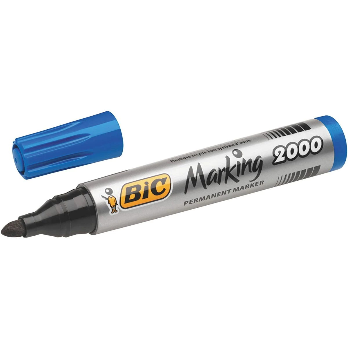 Thumbnail-Bic Marking 2000 Ecolutions Marcador permanente – Ponta 4,95 mm – Tinta base álcool – Ecológica – Secagem rápida – Cor azul