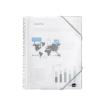 Galery – Capa catalogo liderpapel com espiral 20 bolsas polipropileno din a5 transparente0