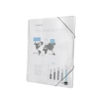Galery – Capa catalogo liderpapel com espiral 20 bolsas polipropileno din a5 transparente0