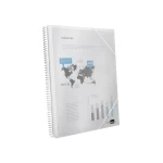 Galery – Capa catalogo liderpapel com espiral 20 bolsas polipropileno din a5 transparente0