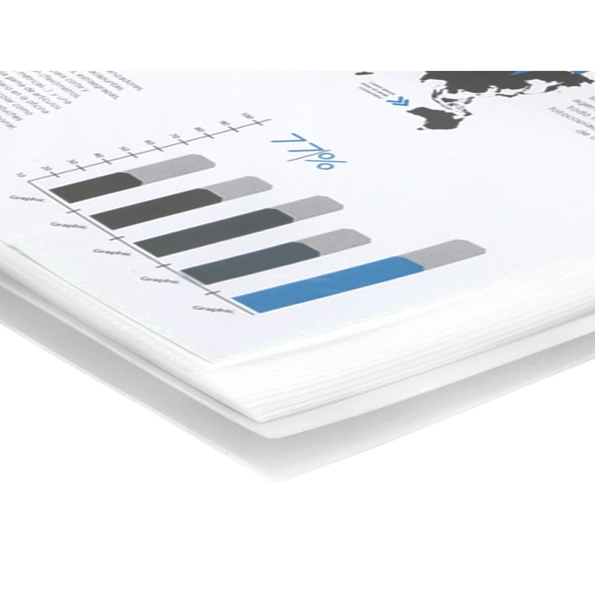Galery – Capa catalogo liderpapel com espiral 20 bolsas polipropileno din a5 transparente0