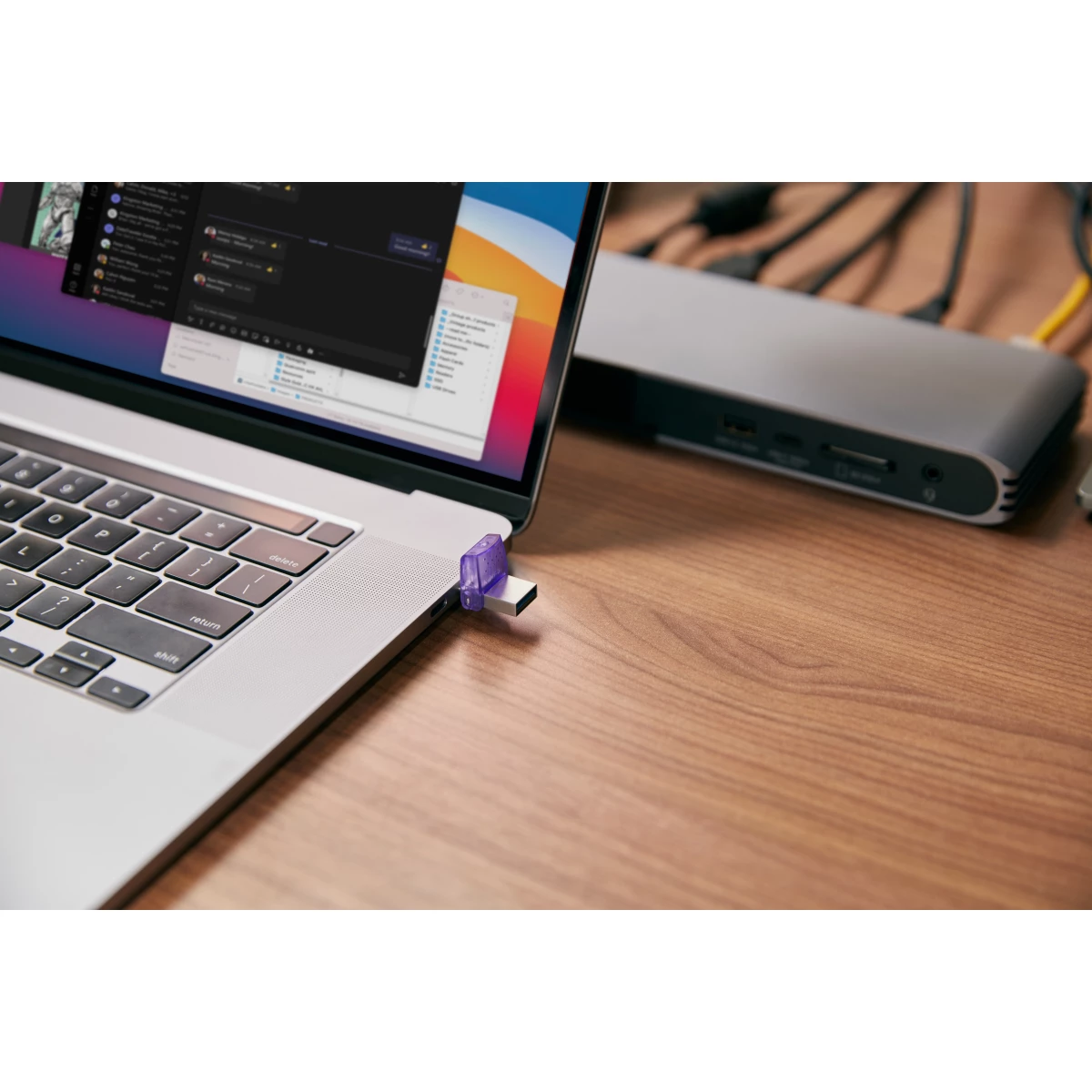 Galery – Kingston Technology DataTraveler microDuo 3C unidade de memória USB 128 GB USB Type-A / USB Type-C 3.2 Gen 1 (3.1 Gen 1) Aço inoxidável, Roxo0