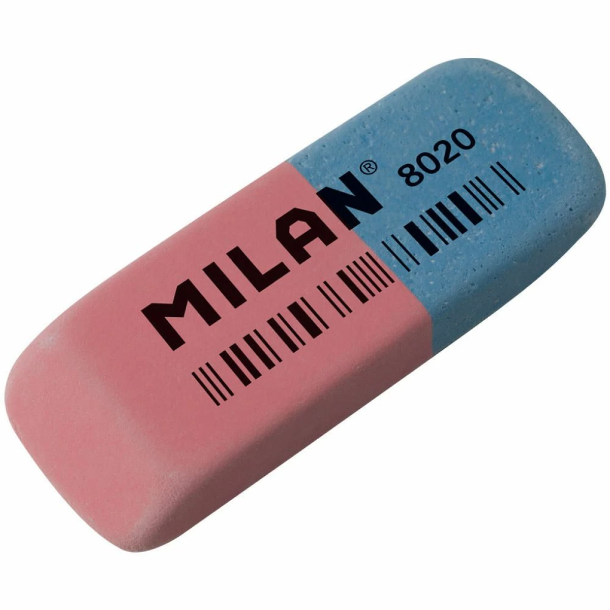 Thumbnail-Borracha chanfrada Milan 8020 – Uso duplo – Flexível – Pão ralado – Borracha – Cor rosa/azul