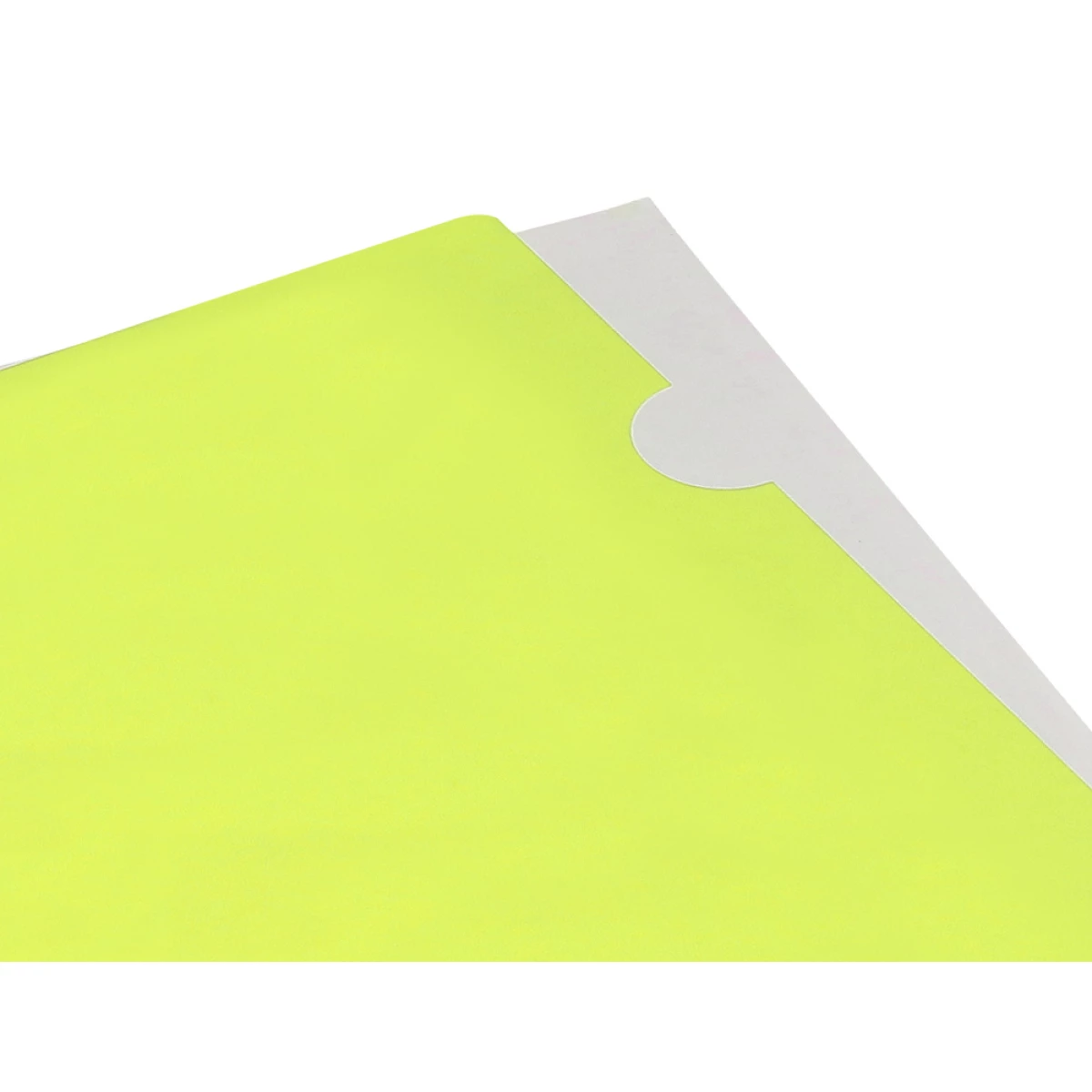 Galery – Bolsa dossier liderpapel din a4 polipropileno amarelo fluor opaco 20 folhas0