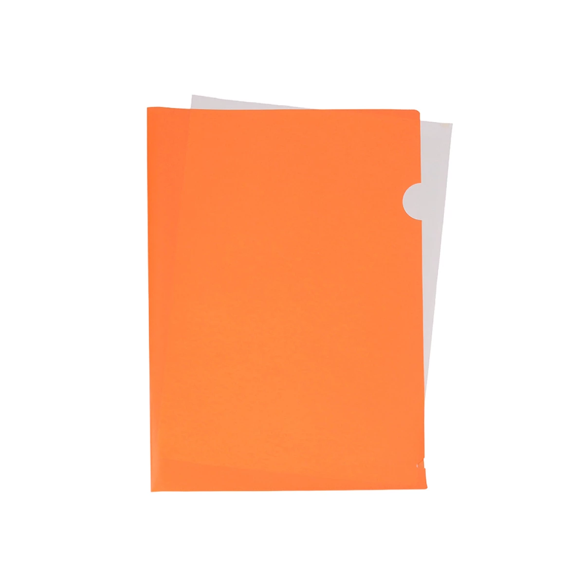 Galery – Bolsa dossier liderpapel din a4 polipropileno laranja fluor opaco 20 folhas0