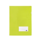 Galery – Bolsa dossier liderpapel din a4 polipropileno 180 microns amarelo fluor opaco 20 folhas – 10 unidades0