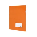 Galery – Bolsa dossier liderpapel din a4 polipropileno 180 microns laranja fluor opaco 20 folhas – 10 unidades0