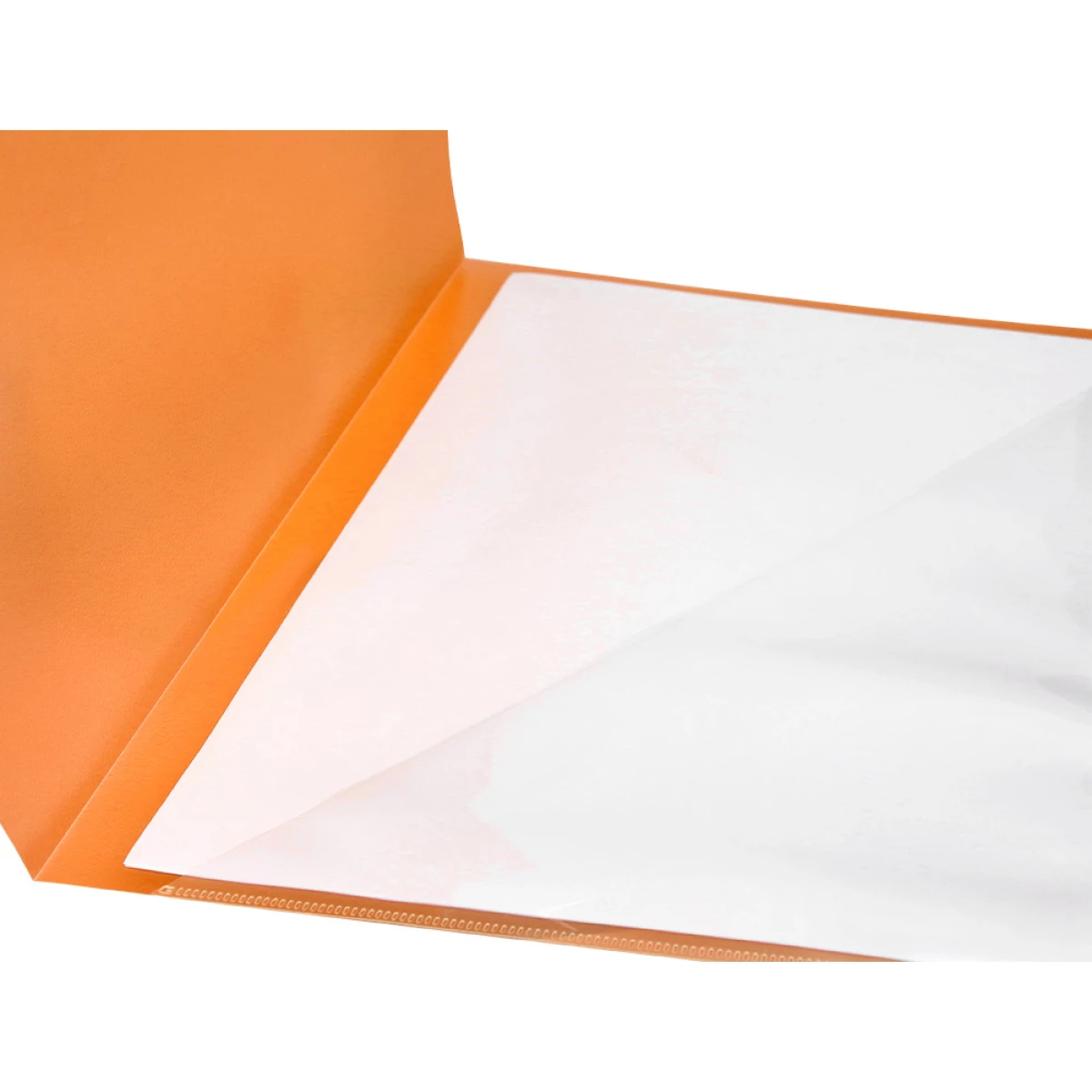 Galery – Bolsa dossier liderpapel din a4 polipropileno 180 microns laranja fluor opaco 20 folhas – 10 unidades0