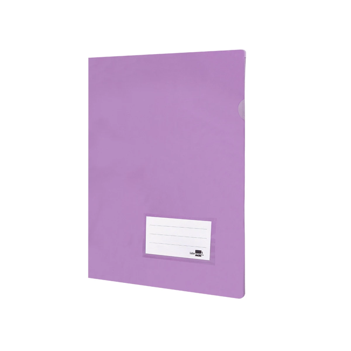 Galery – Bolsa dossier liderpapel din a4 polipropileno 180 microns lavanda opaco 20 folhas0