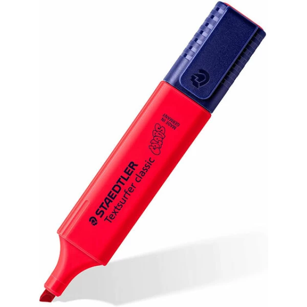 Thumbnail-Marcador staedtler textsurfer classic 364 fluorescente vermelho