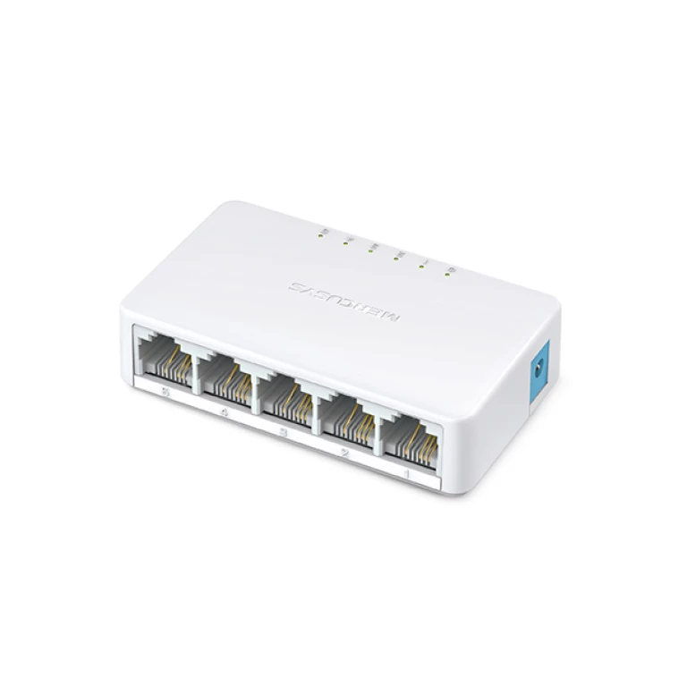 Thumbnail-Switch MERCUSYS 5-port 10/100M mini Desktop Switch, 5 10/100M RJ45 ports, Plastic case