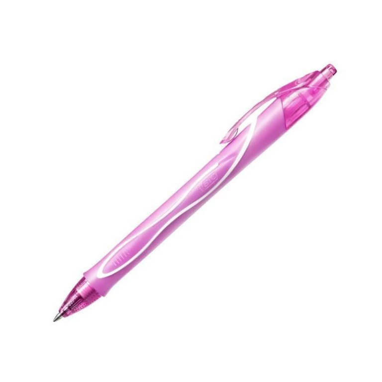 Thumbnail-Esferografica bic gelocity quick dry retratil tinta gel rosa ponta de 0,7 mm