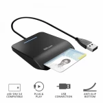 Galery – Trust Primo leitor de smart card Interior USB CardBus+USB 2.0 Preto0