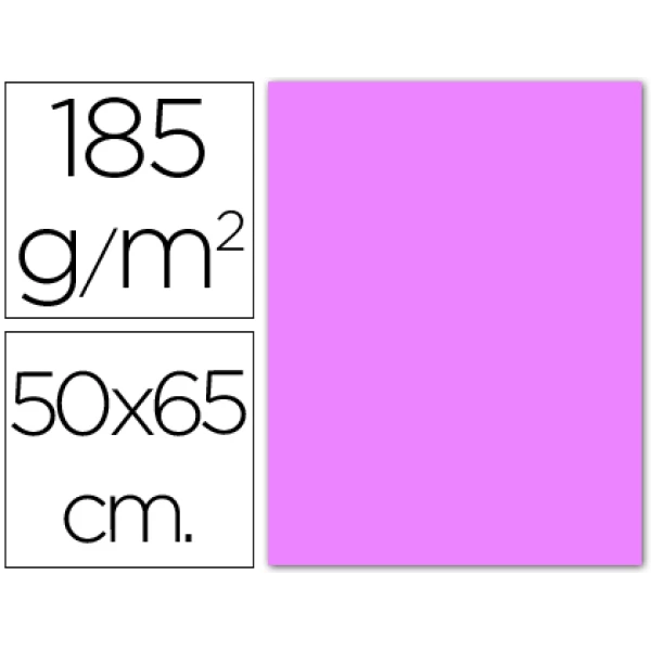 Thumbnail-Cartolina guarro 50×65 cm 185 gr lilas – 5 unidades