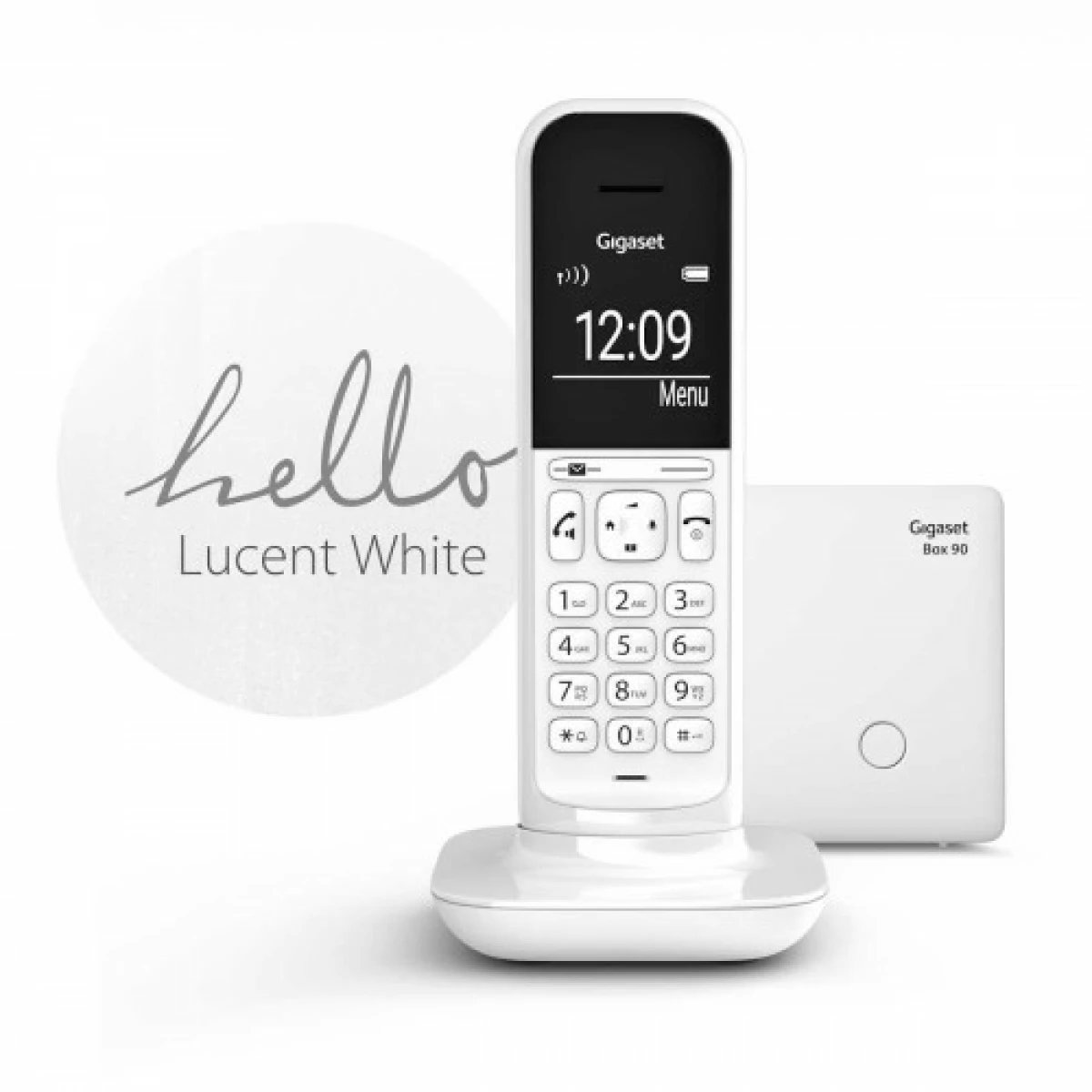 Galery – Gigaset CL390 Branco DECT/telefone analógico ID do chamador0