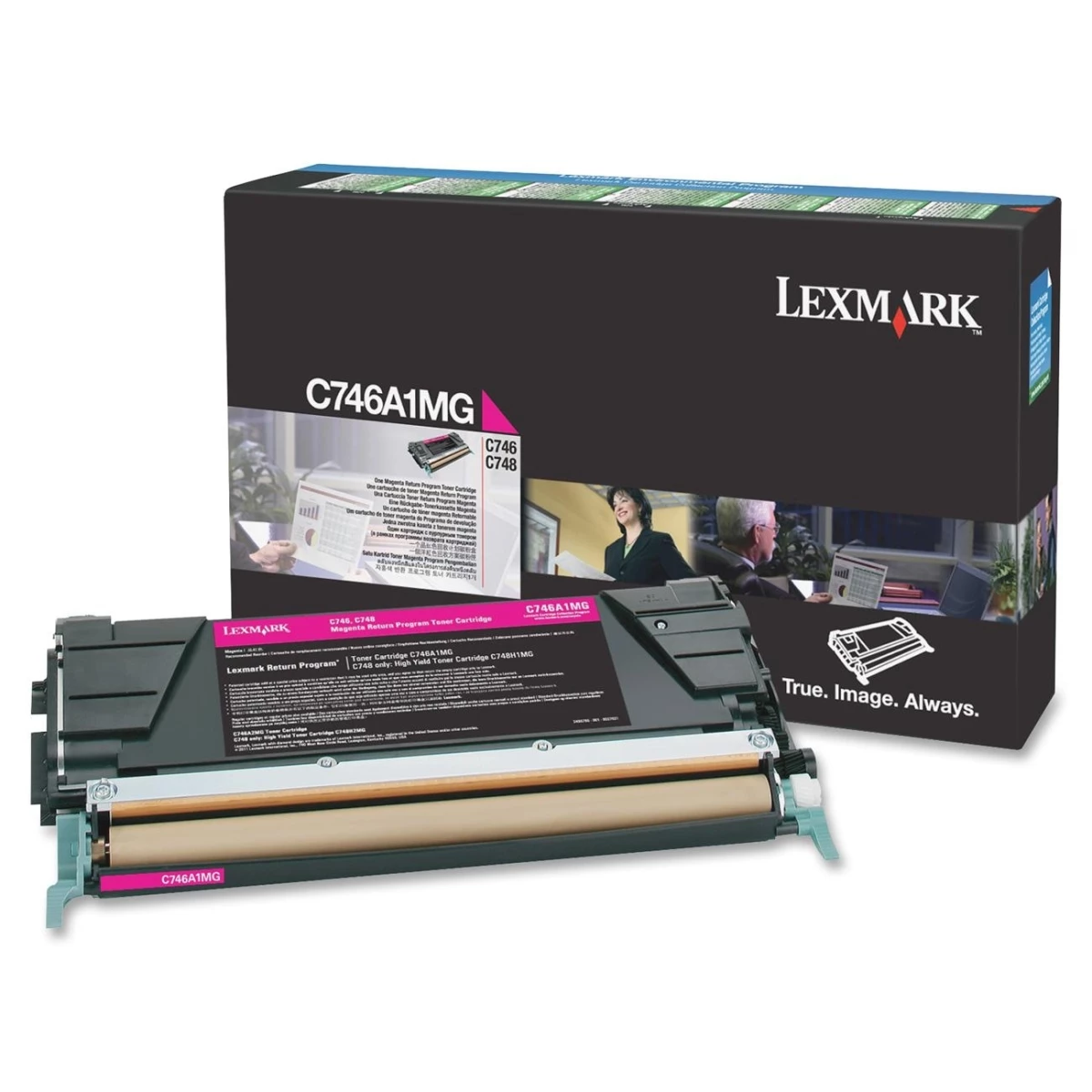 Thumbnail-Lexmark C746A1MG toner 1 unidade(s) Original Magenta