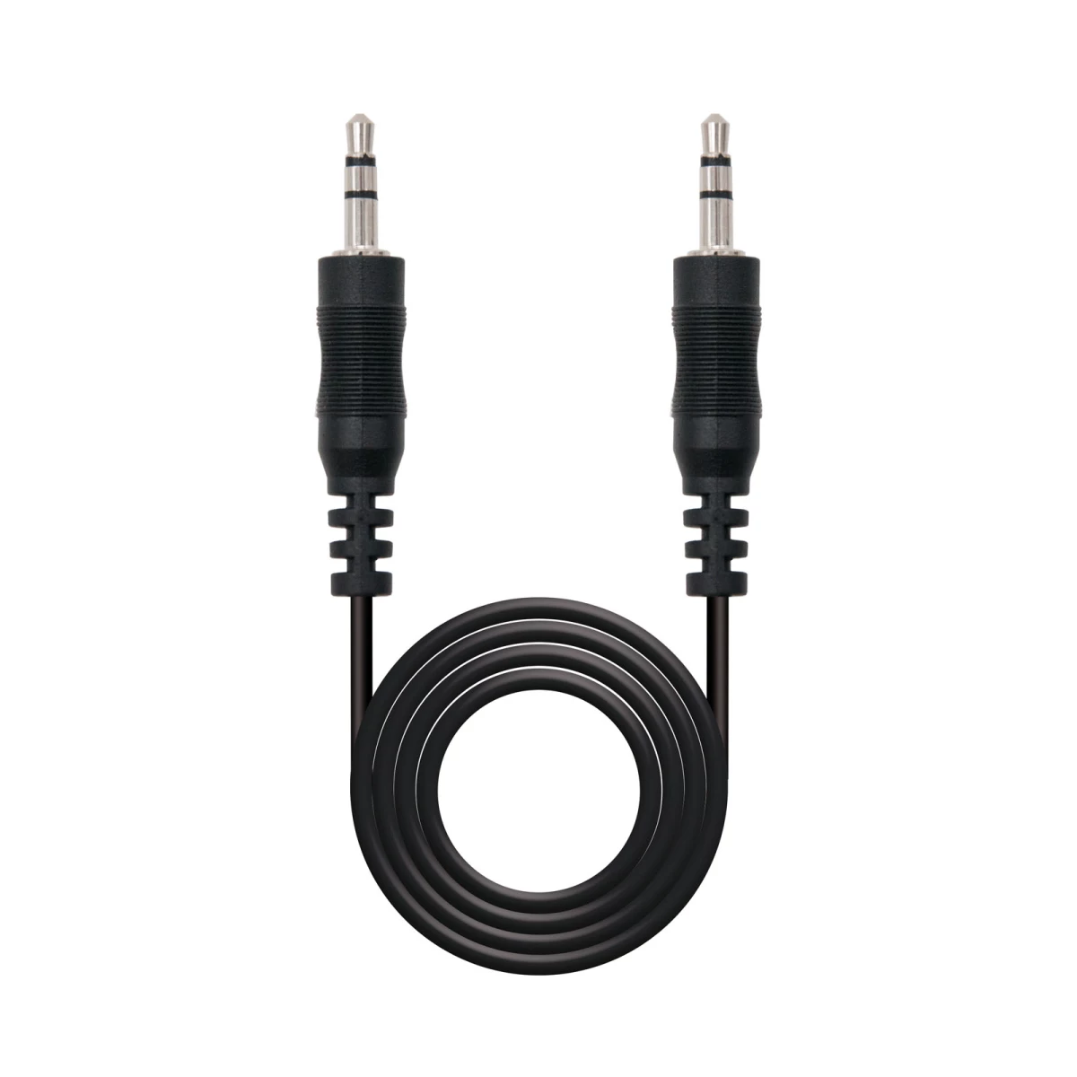 Thumbnail-Cabo Nanocable Audio Stereo Jack 3,5mm Macho para Jack 3,5mm Macho 5m – Cor Preto