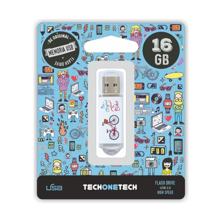 Thumbnail-TechOneTech Be Bike Memoria USB 2.0 16GB (Pendrive)