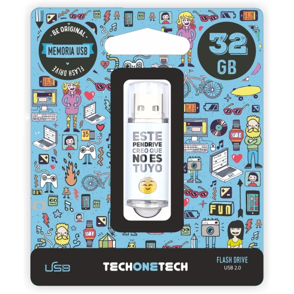 Thumbnail-Memória TechOneTech USB 2.0 32GB (Pendrive)