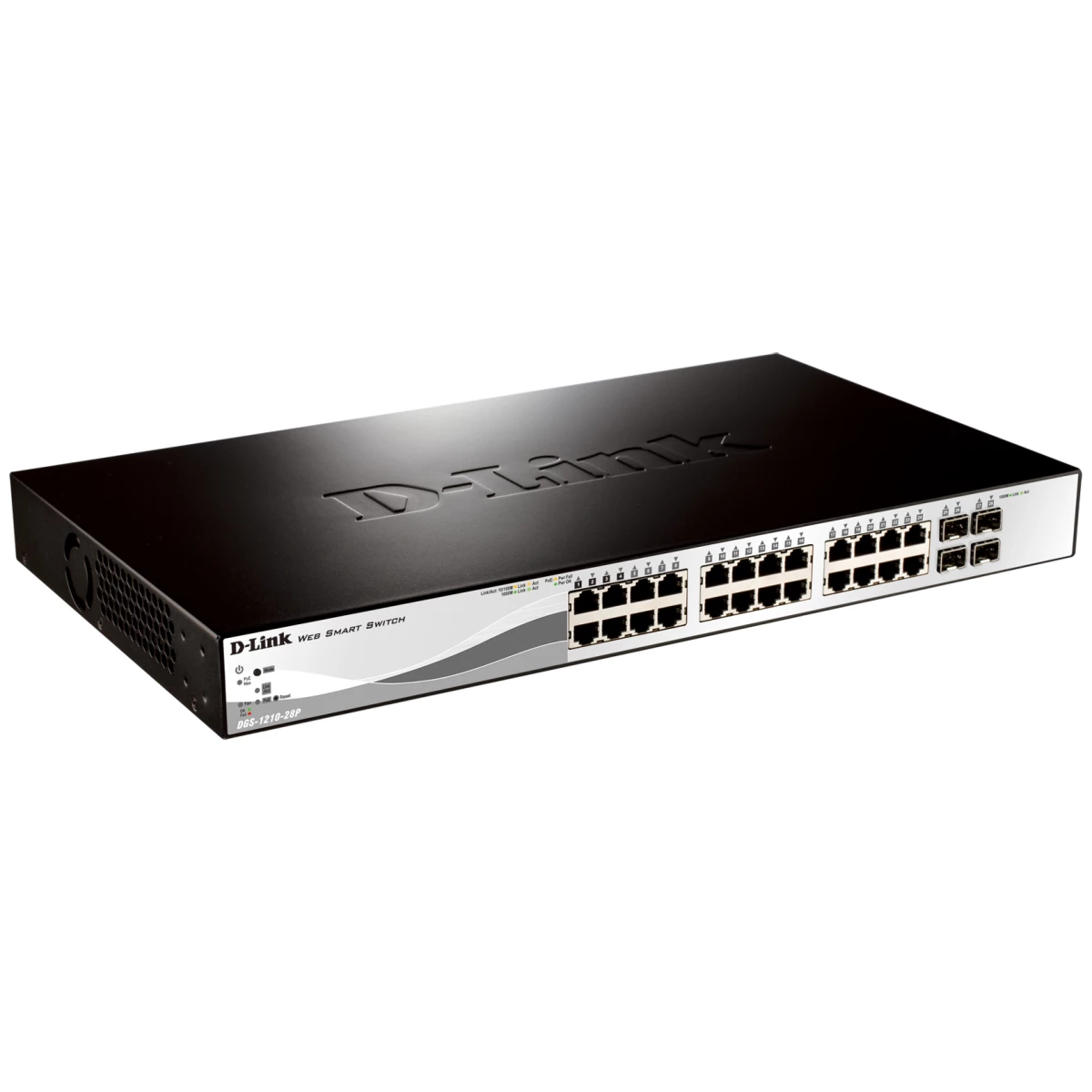 Galery – D-Link DGS-1210-28P Gerido L2 Gigabit Ethernet (10/100/1000) Power over Ethernet (PoE) 1U0