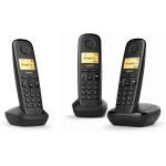 Thumbnail-Telefone Gigaset A170 Trio DECT/analógico Preto Caller ID