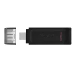 Galery – Kingston Technology DataTraveler 70 unidade de memória USB 128 GB USB Type-C 3.2 Gen 1 (3.1 Gen 1) Preto0