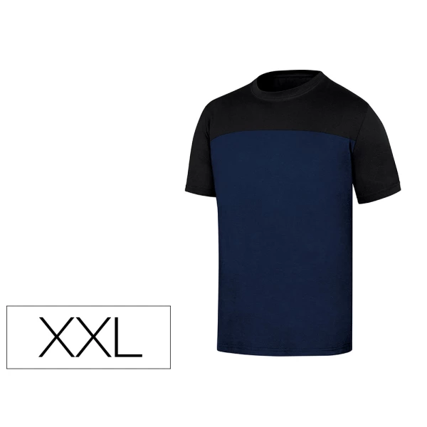 Thumbnail-T-shirt de algodao deltaplus cor azul tamanho xxl