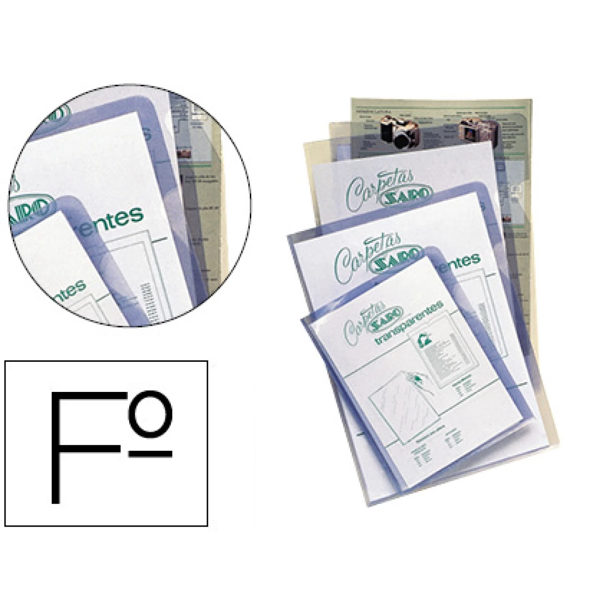 Thumbnail-Bolsa dossier saro pvc folio 280 microns transparente