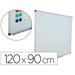 Thumbnail-Quadro branco rocada aco vitrificado magnetico moldura aluminio e cantos pvc 120×90 cm inclui bandeja para marcador