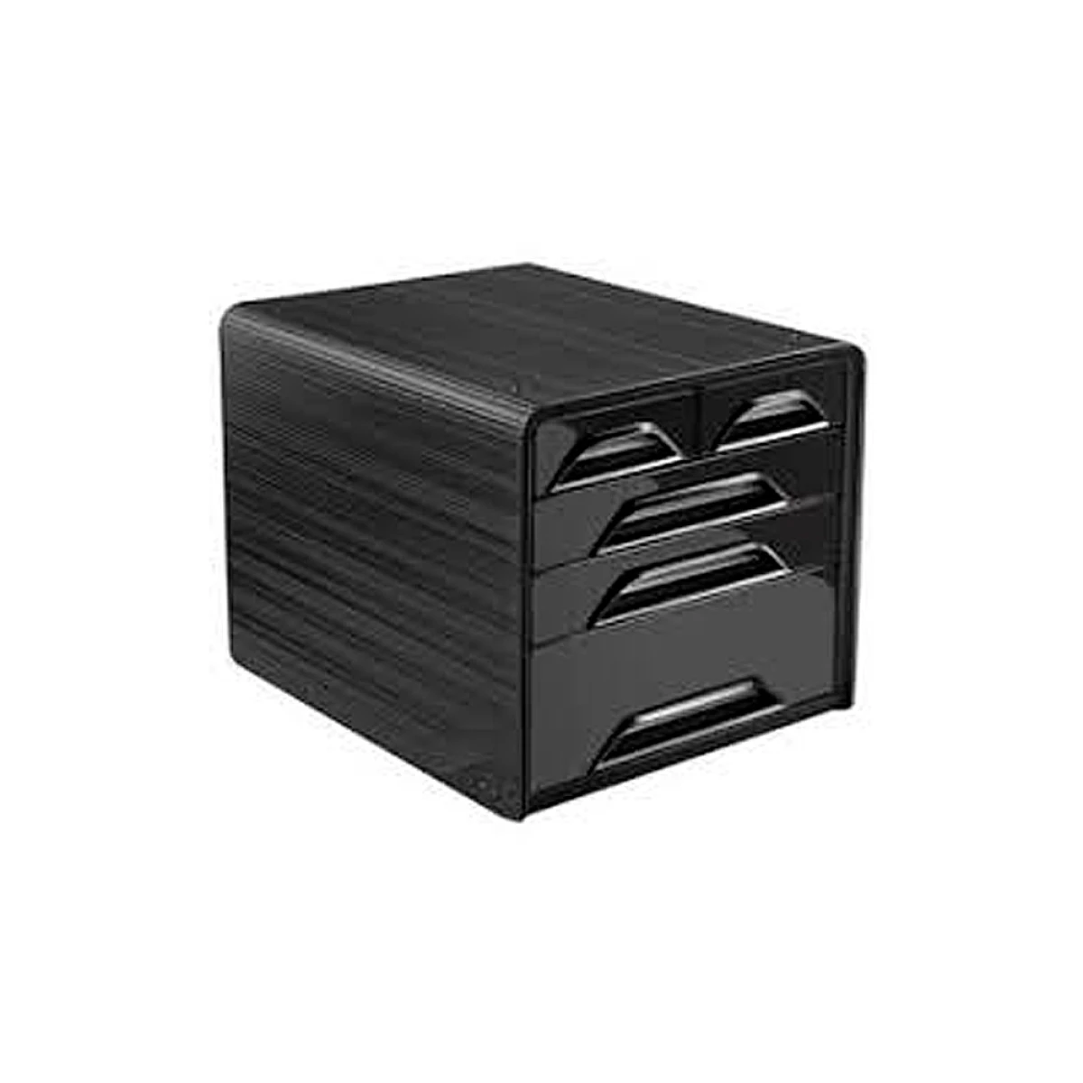 Galery – Blocos classificadores de secretaria cep 5 gavetas mistos preto/preto 360x288x270 mm0