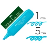 Thumbnail-Marcador faber fluorescente 1546 cor pastel azul