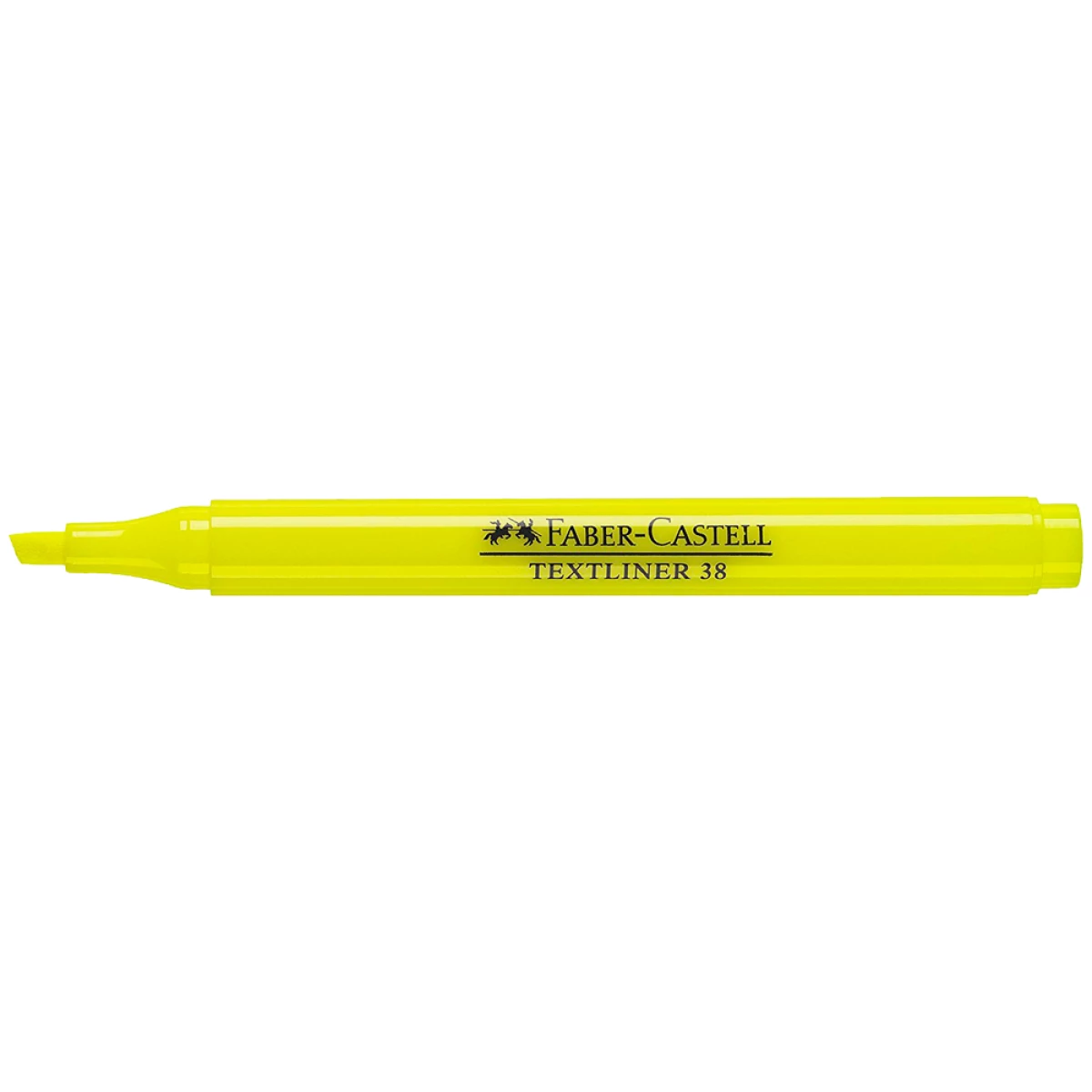 Galery – Marcador faber fluorescente textliner 38 amarelo – 10 unidades0