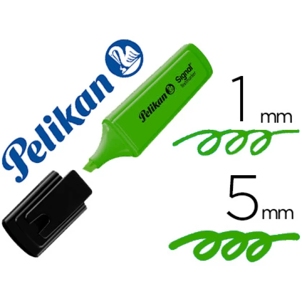 Thumbnail-Marcador pelikan fluorescente textmarker signal verde – 10 unidades