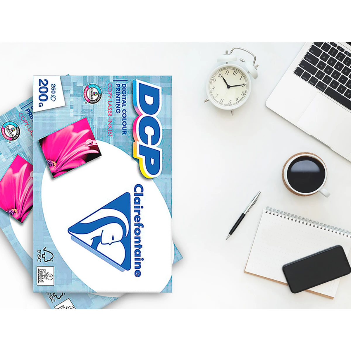 Galery – Papel fotocopia clairefontaine din a3 200 gr embalagem de 250 folhas0