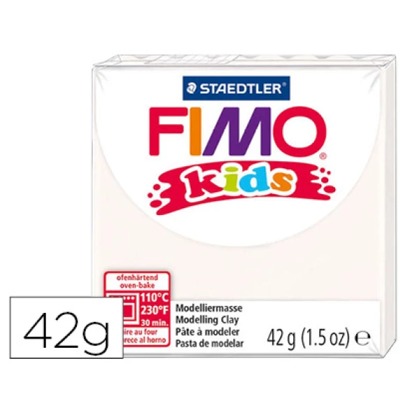 Thumbnail-Pasta staedtler fimo kids 42 gr cor branco